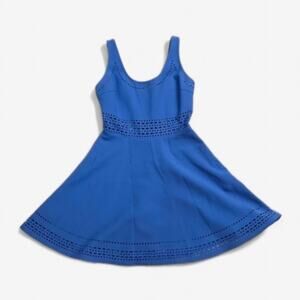 Elizabeth and James Dress Blue Fit and Flare Women’s 2 Chic Minimalism